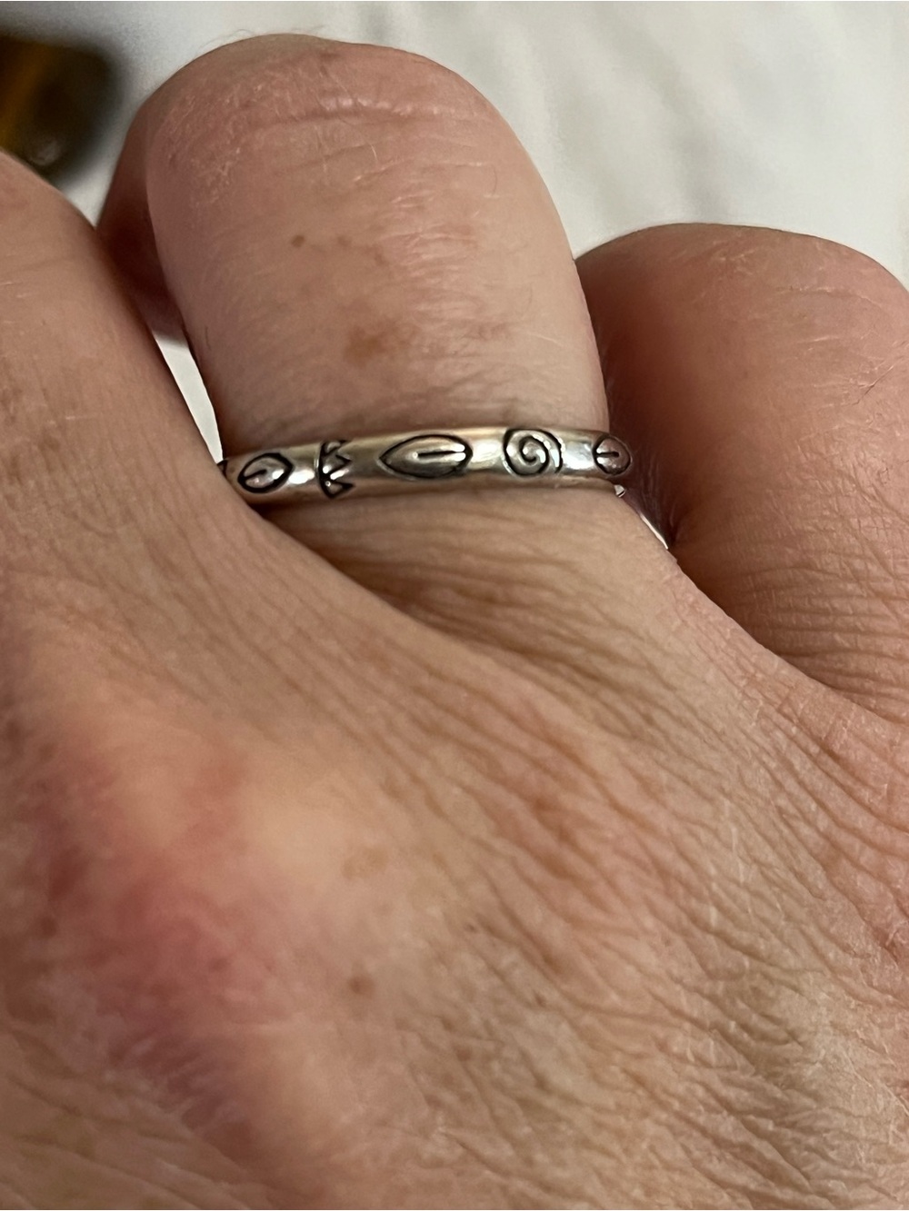 925 Native Design Band - Picture 6 of 10